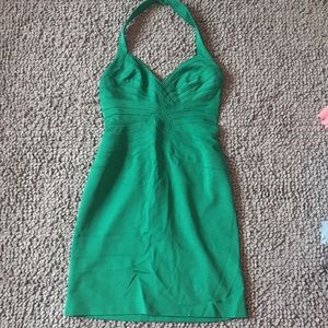 BcBg Maxazaria Emerald Halter Dress